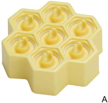 Creatieve Honingraat Ijs Cartoon Mold Diy Ijs Lade Thuis Eenvoudige Zelfgemaakte Ice Box Popsicle Ijs Ijs mold zwart