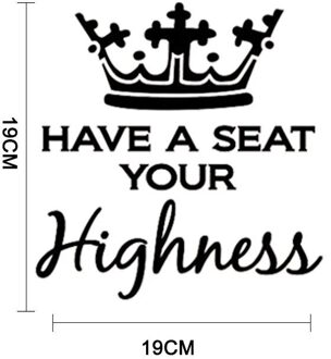 Creatieve Hoogheid Seat Wc Stickers Muursticker Woonkamer Badkamer Decor Home Decoratie Accessoires