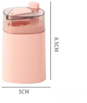 Creatieve Huishoudelijke Woonkamer Tandenstoker Box Van High-End Perstype Tandenstoker Kan Draagbare Nordic Stijl Tandenstoker Emmer roze