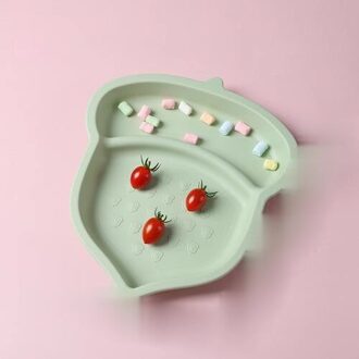 Creatieve Ins Vorm Snoep Snacks Noten Zaden Droge Vruchten Plastic Platen Gerechten Kom Ontbijt Lade Thuis Keuken Supplie groen