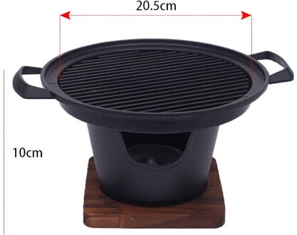 Creatieve Japanse Stijl Een Persoon Koken Oven Thuis Houten Frame Alcohol Kachel Mini Barbecue Oven Grill Koreaanse Bbq H01