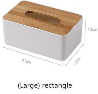 Creatieve Japanse Stijl Eettafel Tissue Box Desk Pompen Doos Bamboe Cover Tissue Opbergdoos Draagbare Auto Opbergdoos DHZJH