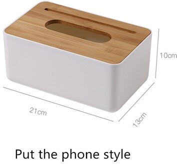 Creatieve Japanse Stijl Eettafel Tissue Box Desk Pompen Doos Bamboe Cover Tissue Opbergdoos Draagbare Auto Opbergdoos FSJZJH