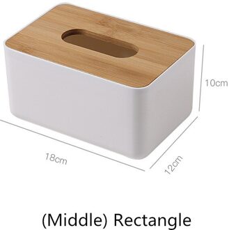 Creatieve Japanse Stijl Eettafel Tissue Box Desk Pompen Doos Bamboe Cover Tissue Opbergdoos Draagbare Auto Opbergdoos ZHZJH