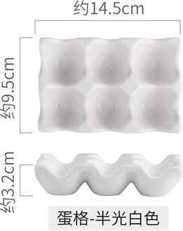 Creatieve Japanse Stijl Huishoudelijke Opbergdoos Ei Rooster Keramische Nordic Keuken Ei Rack Ei Lade Kan Worden Gestoomd Ei wit