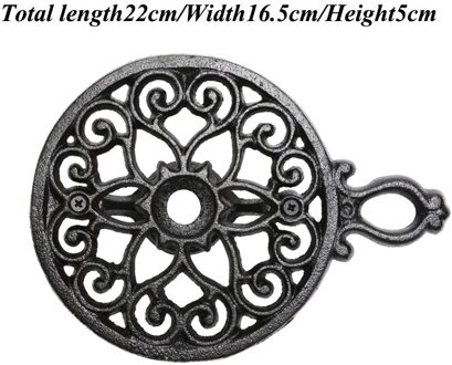 Creatieve Kaarshouder Glas Theepot Warm Base Gietijzeren Kachel Koffie Melk Wijn Verwarming Warmer Base Vintage Ambachten Theewaar stijl A