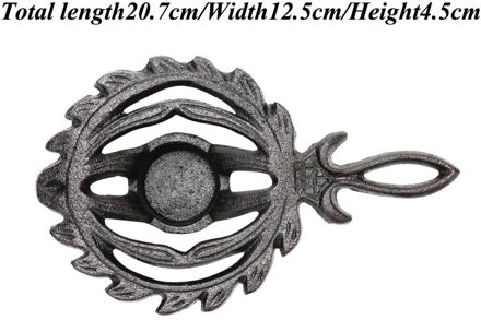 Creatieve Kaarshouder Glas Theepot Warm Base Gietijzeren Kachel Koffie Melk Wijn Verwarming Warmer Base Vintage Ambachten Theewaar stijl B