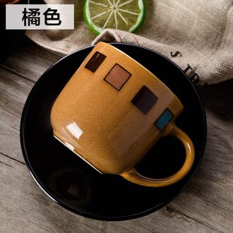 Creatieve Kantoor Koffie Thee Cup Schotel Set Japanse Aardewerk Theekopje Handgemaakte Keramische Xicara Theekopje En Schotel II50BYD style2