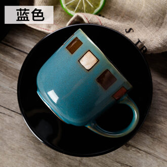 Creatieve Kantoor Koffie Thee Cup Schotel Set Japanse Aardewerk Theekopje Handgemaakte Keramische Xicara Theekopje En Schotel II50BYD style3