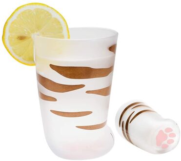Creatieve Kat Klauw Cup Ontbijt Melk Cup Glas Persoonlijkheid Frosted Glazen Beker Mokken Glas Melk Citroensap Cup Voor Mannen vrouwen Kids