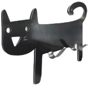 Creatieve Kat Sterke Haken Rvs Badkamer Organizer Hanger Waterdichte Haak Keuken Opslag Haak Muur Haken Thuis Opslag 02