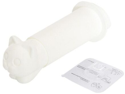 Creatieve Kat Toiletrolhouder Keuken Rolhouder Lijm Badkamer Tissue Hanger Bad Accessoires wit