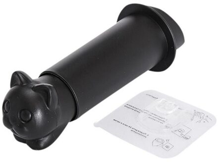 Creatieve Kat Toiletrolhouder Keuken Rolhouder Lijm Badkamer Tissue Hanger Bad Accessoires zwart