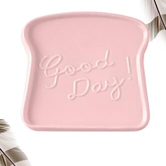 Creatieve Keramische Toast Vormige Diner Plaat Sushi Plaat Ontbijt Schotel Noedels Plaat Huishoudelijke Servies Voor Thuis Hotel (Willekeurige