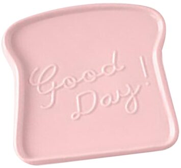 Creatieve Keramische Toast Vormige Diner Plaat Sushi Plaat Ontbijt Schotel Noedels Plaat Huishoudelijke Servies Voor Thuis Hotel (Willekeurige