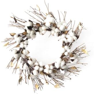 Creatieve Kerst Krans 18.11in Katoen Handgemaakte Kerst Opknoping Krans Xmas Decor