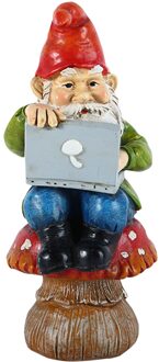 Creatieve Kerst Tuin Gnome Standbeeld Hars Ambachten Standbeeld Ornament Voor Thuis Decoratie Jaar