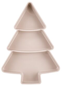 Creatieve Kerstboom Snoep Snack Box Noten Droge Vruchten Plastic Platen Gerechten Kom Ontbijt Lade Thuis Keuken Benodigdheden roze