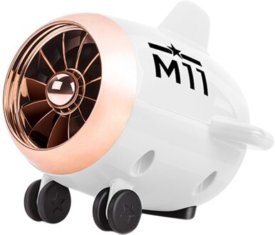 Creatieve Kleine Vliegtuig Audio Speaker Intelligente Outdoor Subwoofer Bluetooth Draagbare Kleine Stalen Kanon wit