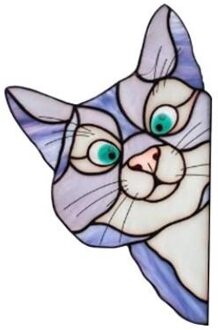 Creatieve Kleurrijke Gluren Auto Sticker Muur Achtergrond Art Decals Decoraties Schattige Dieren Muurstickers Voor Home Decor