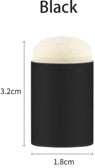 Creatieve Kleurrijke Make-Up Vinger Spons Inkt Pad Gereedschap Voor Schilderij Inkt Pad Stamping Dagboek Album Art Gereedschap Briefpapier zwart