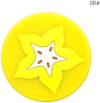 Creatieve Kleurrijke Silicone Cup Bekerhouder Mat Mode Fruit Vormen Coaster Servies Placemat Koffie Pads Keuken Accessoires ster fruit