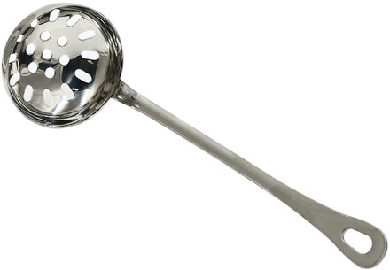 Creatieve Lange Handvat Soep Lepel Pot Zeef Lepel Met Haak Eetlepels Draagbare Servies Roestvrij Stalen Filter Lepel Colander / L