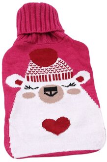 Creatieve Leuke Fles Warm Water Zak Warme Cover Explosieveilige Rubber Warm Water Fles Cover Wasbare Huishoudelijke beautiful sheep