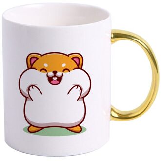 Creatieve Leuke Hamster Mok, Elegante Minimalistische Keramische Mokken, paar Koffie Cup Koffie Melk Kopjes Hand Cup Drinkware KTDW-033 KTDW-033-B
