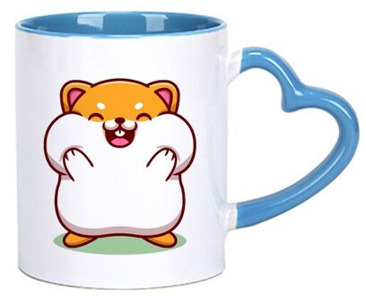 Creatieve Leuke Hamster Mok, Elegante Minimalistische Keramische Mokken, paar Koffie Cup Koffie Melk Kopjes Hand Cup Drinkware KTDW-033 KTDW-033-D
