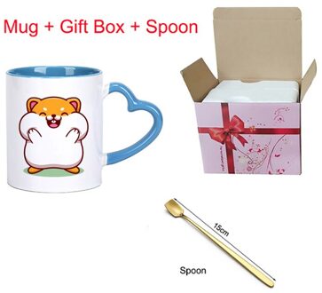 Creatieve Leuke Hamster Mok, Elegante Minimalistische Keramische Mokken, paar Koffie Cup Koffie Melk Kopjes Hand Cup Drinkware KTDW-033 KTDW-033-H