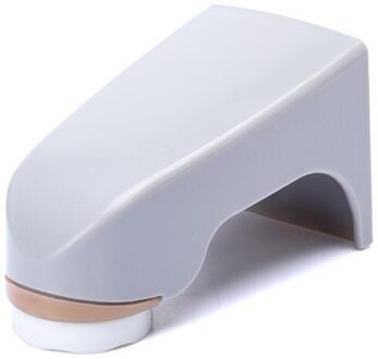 Creatieve Magneet Zeep Absorber Gratis Ponsen Afvoer Zeepkist Sucker Thuis Creatieve Badkamer Muur Gemonteerde Zeep Rack licht grijs