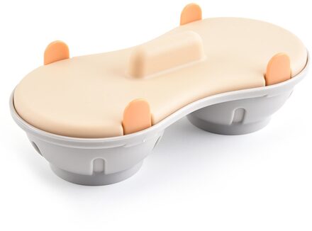 Creatieve Magnetron Gestoomd Ei Doos Ei Maker Gepocheerd Ei Steamer Keuken Gereedschap Wxv Oranje