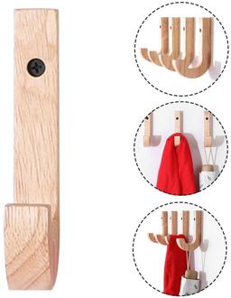 Creatieve Massief Houten Kapstok, Dragende 10Kg, eenvoudige Moderne Muur Opknoping Haak Houten Hanger Thuis Decoraties