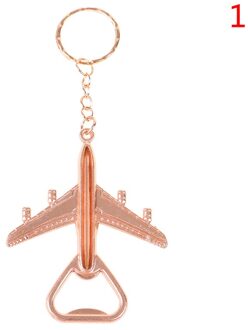 Creatieve Metalen Modelvliegtuigen Vliegtuig Hanger Auto Sleutelhanger Houder Sleutelhanger Flesopener Wedding Party Keuken Benodigdheden