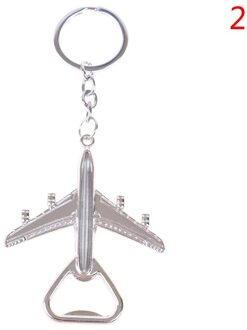 Creatieve Metalen Modelvliegtuigen Vliegtuig Hanger Auto Sleutelhanger Houder Sleutelhanger Flesopener Wedding Party Keuken Benodigdheden