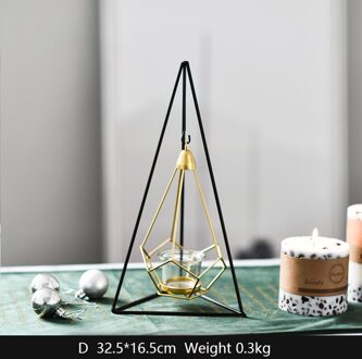 Creatieve Metalen Opknoping Kaars Houder Wijn Kast Decoratieve Kandelaar Iron Kaars Stand Scandinavische Stijl Home Decoratie Ambachten stijl D