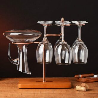 Creatieve Metalen Wijnrek Opknoping Wijnglas Houder Bar Stand Beugel Display Stand Beugel Decor A2