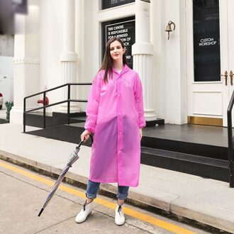 Creatieve Mode Volwassenen regenjas EVA Omgeving Transparante Regenjas Met Kap Regen Jas Outdoor Regenkleding Waterdichte Poncho 04