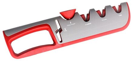 Creatieve Multi-Functionele Messenslijper 4 In 1 Aanpassing Messenslijper Handleiding Keuken Outdoor grijs