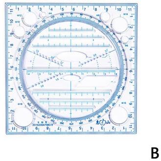 Creatieve Multifunctionele Tekening Heerser Hars Tekening Meubels Bouw Architect Template Draft Ruler Meten