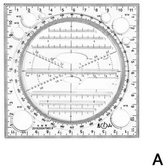 Creatieve Multifunctionele Tekening Heerser Hars Tekening Meubels Bouw Architect Template Draft Ruler Meten