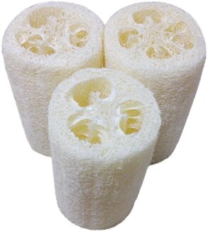 Creatieve Natuurlijke Wit Loofah Bad Body Shower Sponge Scrubber Pad Pad Verwijderen Dode Huidcellen Effecten Huid Scrubbes