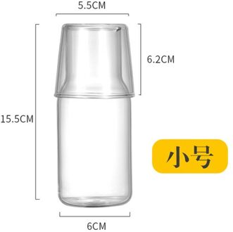 Creatieve Netto Rode Ins Japanse Stijl Glas Een Pot Van Een Glas Sap Drink Cup Theepot Water Cup melk Glas Heupfles Wijnglas 360ml