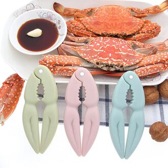 Creatieve Nordic Wind Walnoot Clip Moer Clip Keuken Benodigdheden Krab Tang Eten Krab Shell-peeling Apparaat Krab Eten Gereedschap Blauw