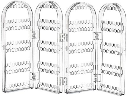 Creatieve Oorbel Houder En Sieraden Organizer-Transparante Display Rack Acryl Stand Houdt Up Lot Van Oorbellen Four Layers