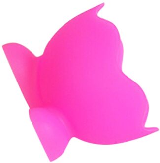 Creatieve Opbergdoos Afgezogen Vinyl Wieden Schroot Collector Cosmetische Siliconen Beugel Duurzaam Herbruikbare Draagbare Handwerk #40 heet roze