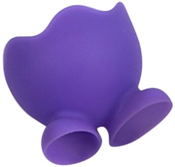 Creatieve Opbergdoos Afgezogen Vinyl Wieden Schroot Collector Cosmetische Siliconen Beugel Duurzaam Herbruikbare Draagbare Handwerk #40 paars