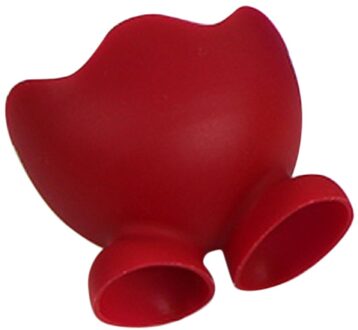 Creatieve Opbergdoos Afgezogen Vinyl Wieden Schroot Collector Cosmetische Siliconen Beugel Duurzaam Herbruikbare Draagbare Handwerk #40 rood