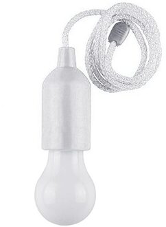 Creatieve Opknoping Lichten Outdoor Camping Tent Lamp Batterij Aangedreven Cord Lamp Hanglamp Tuin Licht Woondecoratie wit